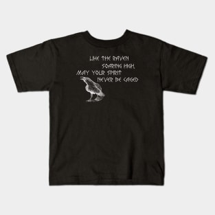Viking Raven Shirt Kids T-Shirt